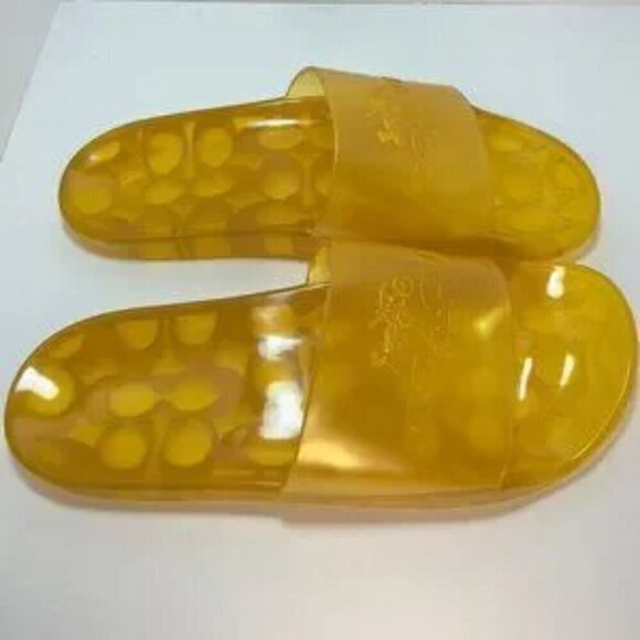 New COACH Buttercup Ulyssa Slides - Picture 4 of 7